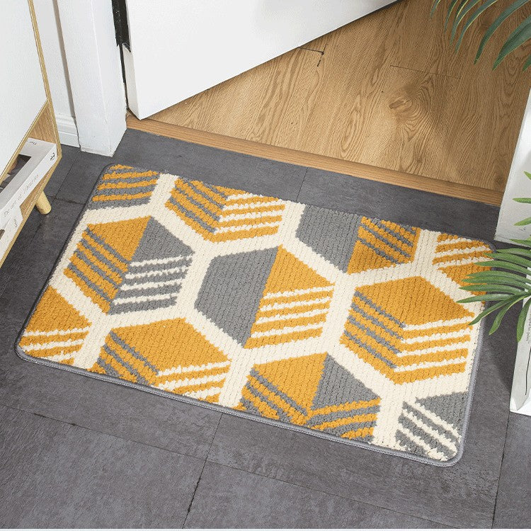 Geometric Pattern Indoor Welcome Mat