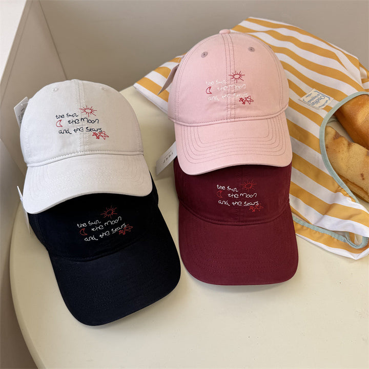 Women's Casual Embroidered Dad Cap Bowlift