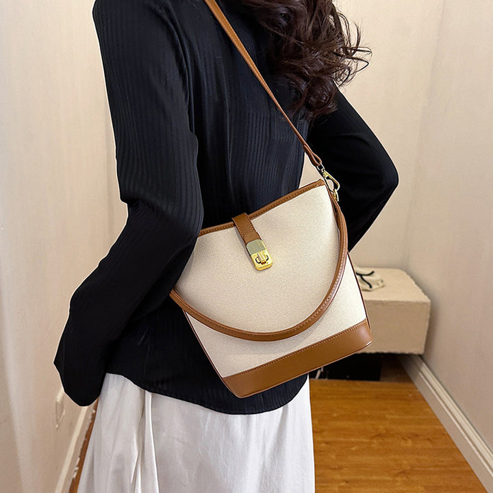 Chic Structured Bucket Bag Bowlift