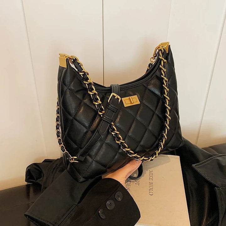 Quilted Luxury Handbag Bowlift