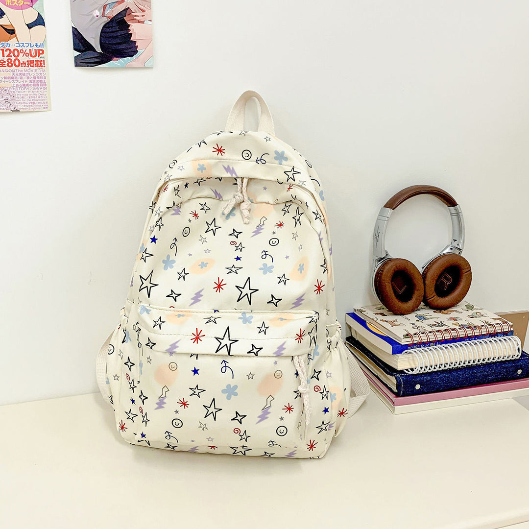 Stylish Patterned School Backpack Bowlift