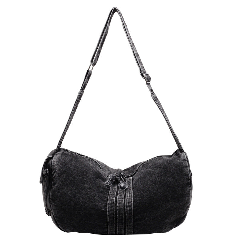 Soft Denim Sling Bag Bowlift