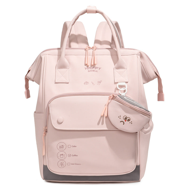 Multi-Functional Casual Backpack with Detachable Pouch Bowlift