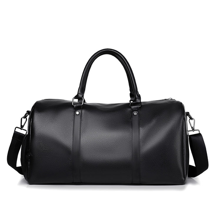 Premium Leather Weekend Duffel Bag Bowlift
