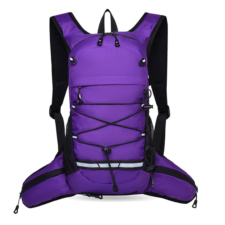 Sporty backpack with breathable mesh inserts and elastic carrying straps Bowlift