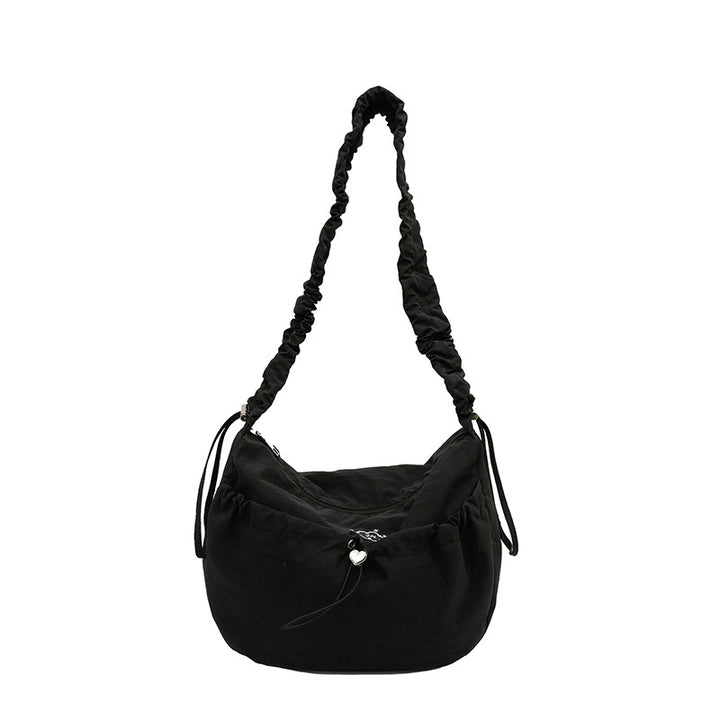 Fashionable Crossbody Bag with Elastic Shoulder Strap Bowlift