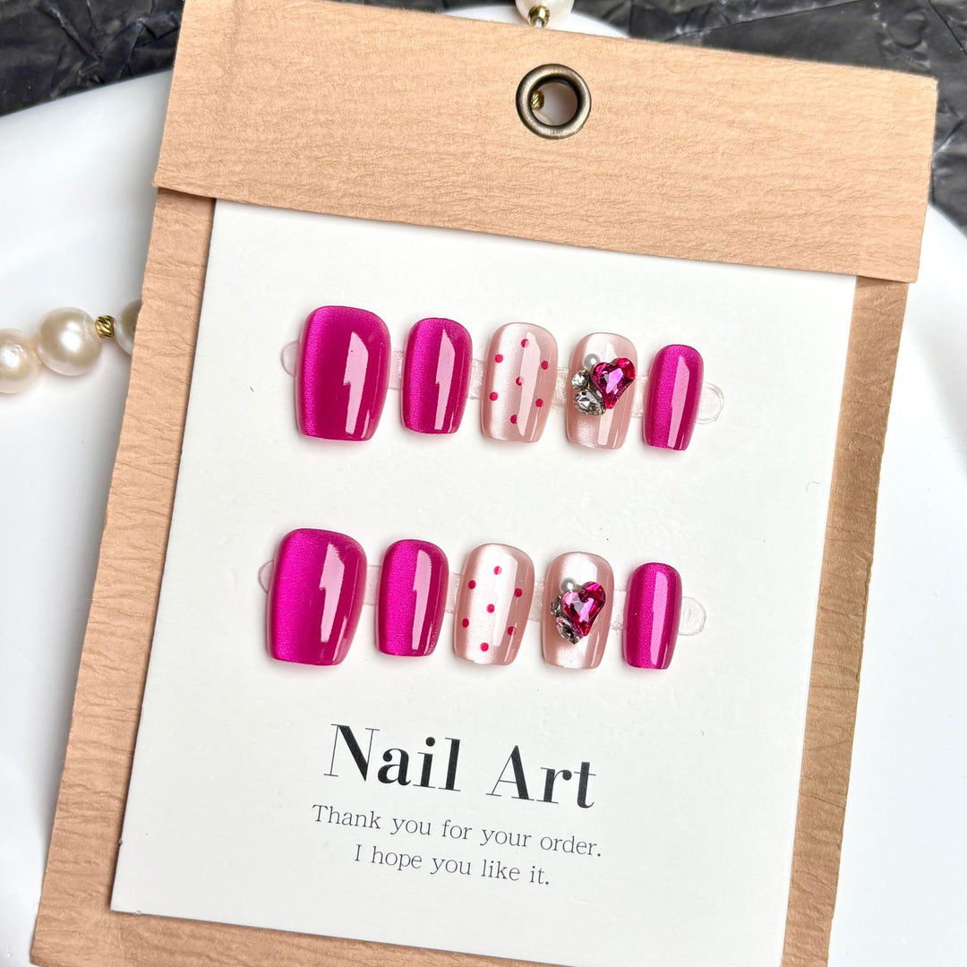 Stylish Decorative Press-On Nail Set