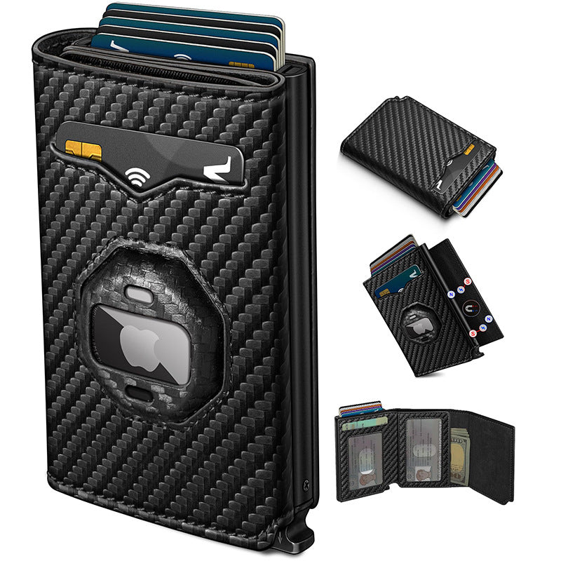 Multifunctional Leather RFID Wallet Bowlift