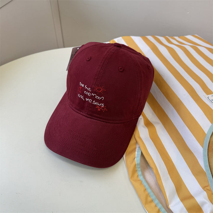 Women's Casual Embroidered Dad Cap Bowlift