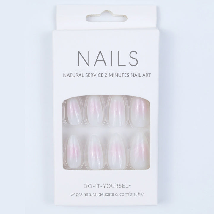 Artificial nails with elegant shine and soft gradient Bowlift