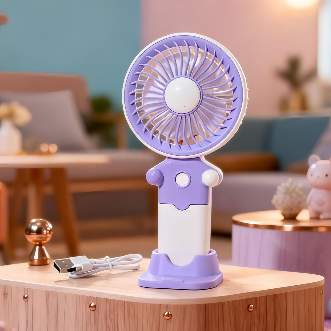 Portable Usb Mini Fan with Flexible Tilt Angle Bowlift