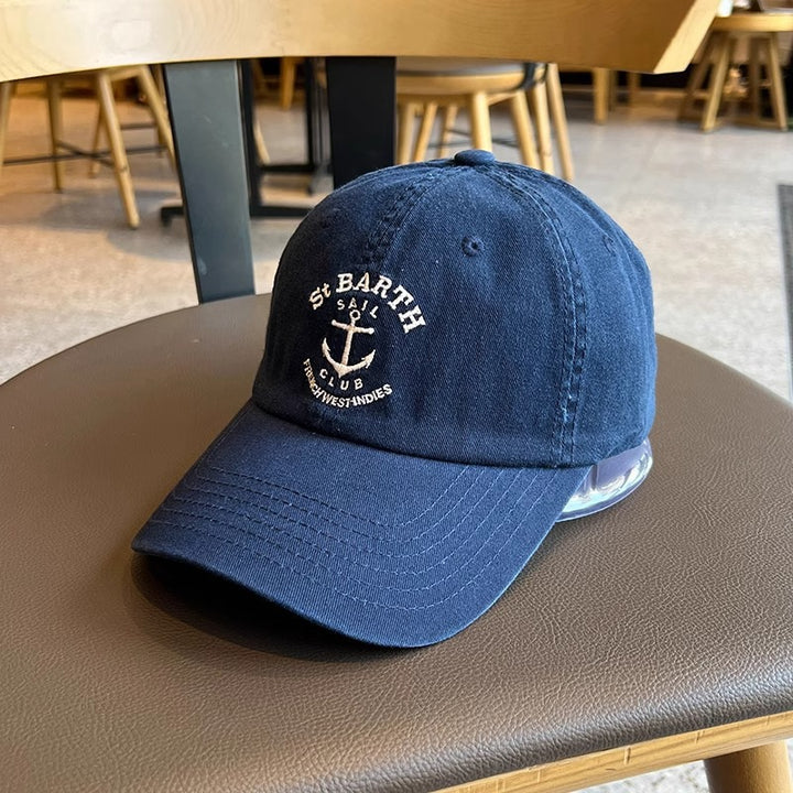 Unisex Nautical-Themed Adjustable Cap Bowlift