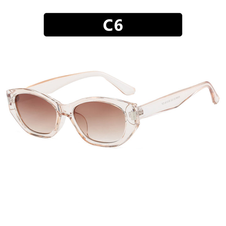 Ladies fashionable cat-eye sunglasses with elegant lenses Bowlift