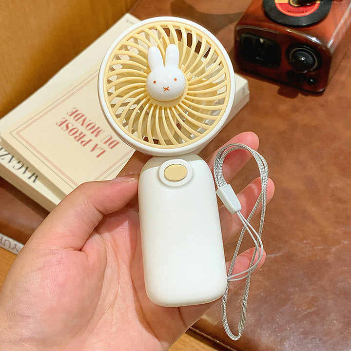 Portable Mini Fan with Cute Rabbit Design Bowlift