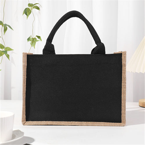 Spacious jute bag with reinforced handles Bowlift