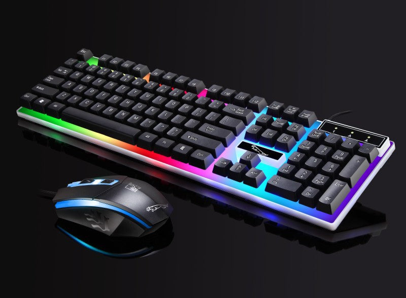 RGB Gaming Keyboard and Precision Mouse Set Bowlift