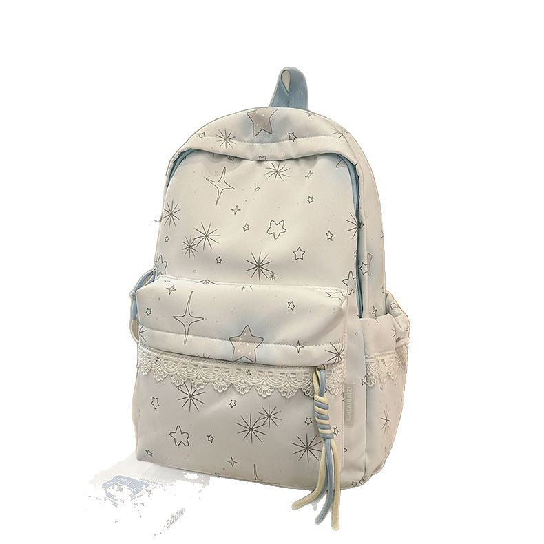 Backpack with Dreamy Star Design and Practical Features Bowlift