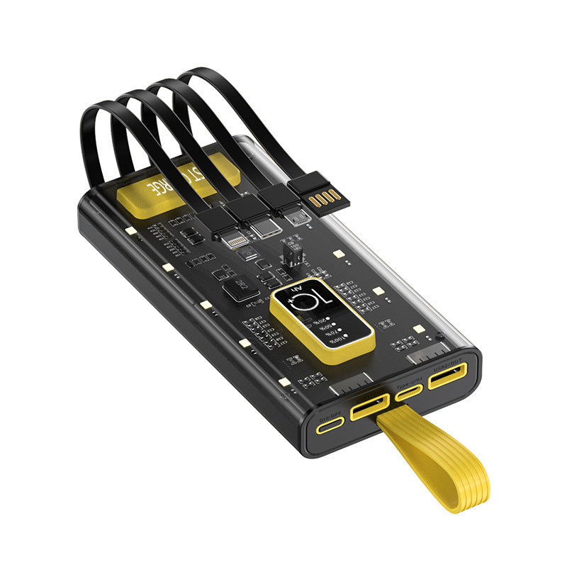 Portable power bank with powerful fast charging technology and intelligent battery level display Bowlift