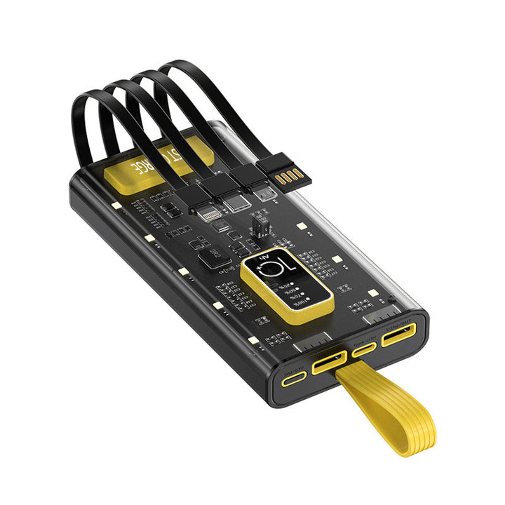 Portable power bank with powerful fast charging technology and intelligent battery level display Bowlift
