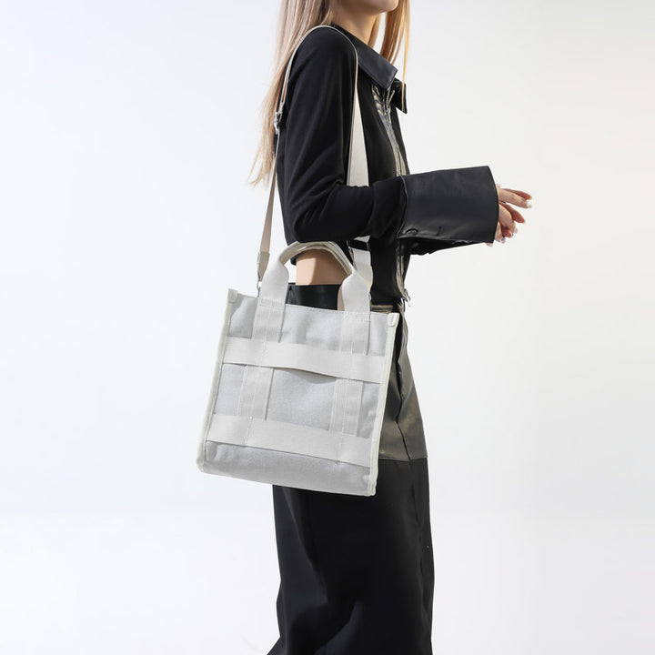 Versatile Canvas Shoulder Bag Bowlift
