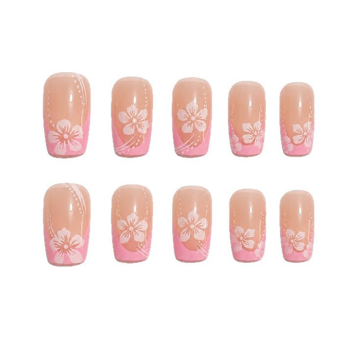 Floral Nail Design Extensions
