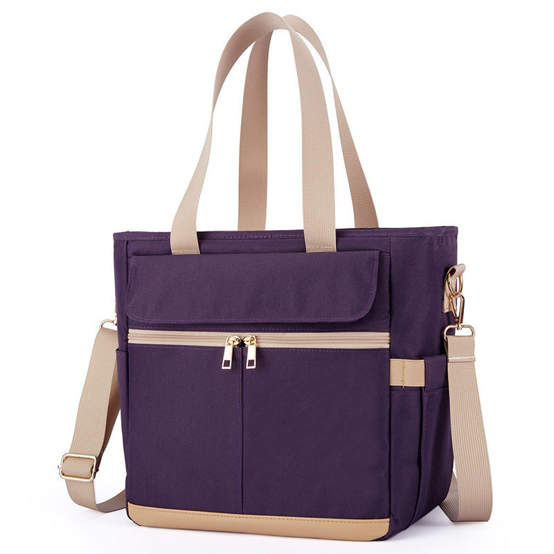 Multifunctional Tote Bag with Removable Shoulder Strap Bowlift