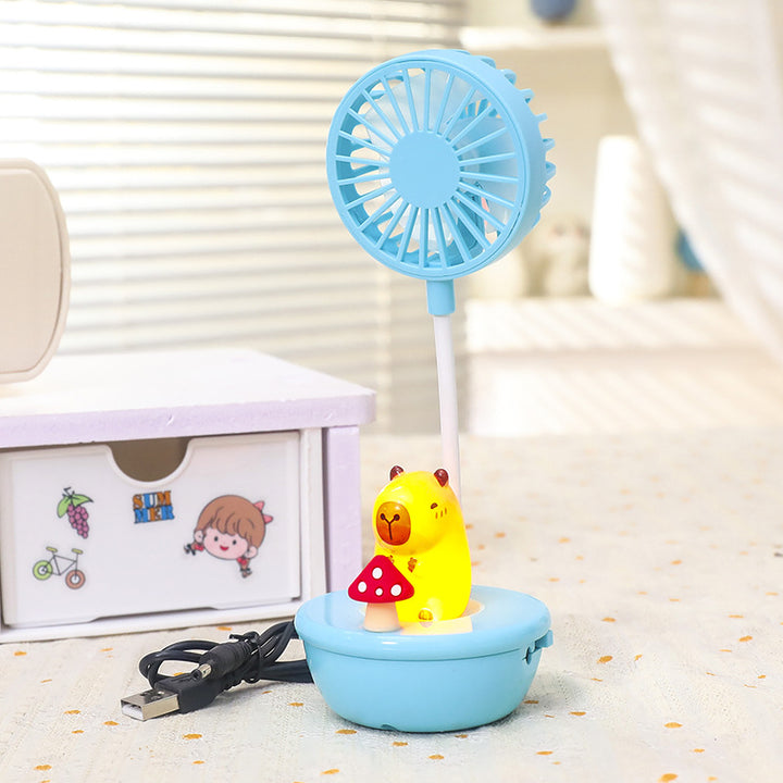Women's USB Table Fan with LED Design Bowlift