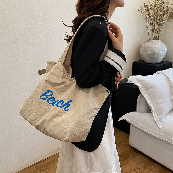 Spacious Canvas Tote Bag Bowlift