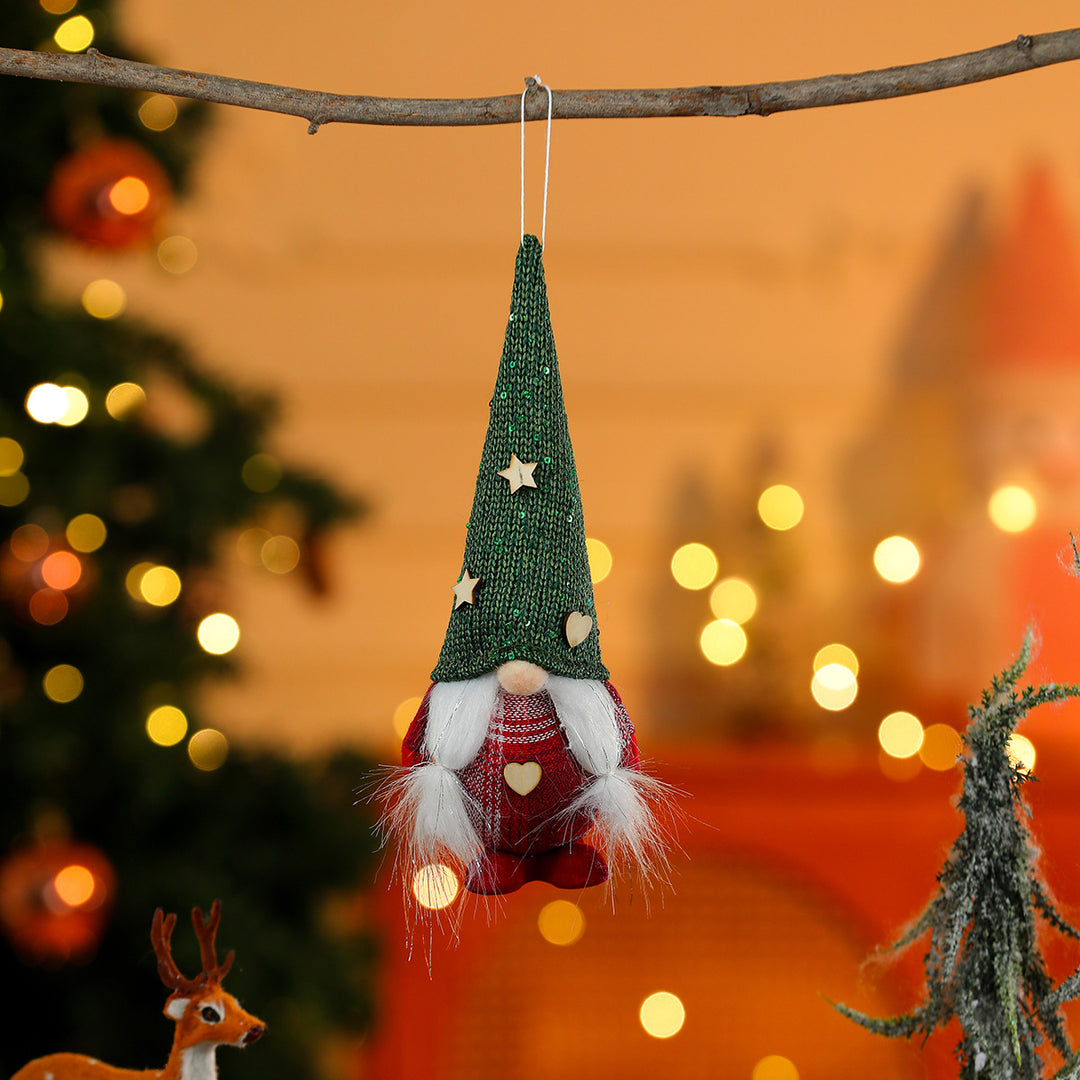 Decorative Plush Gnome Ornament Bowlift