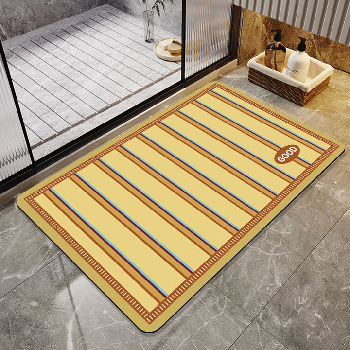 Cheerful Decorative Entrance Mat Bowlift