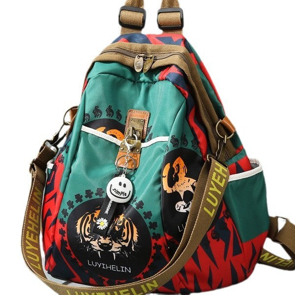 Artistic Graphic Drawstring Backpack Bowlift