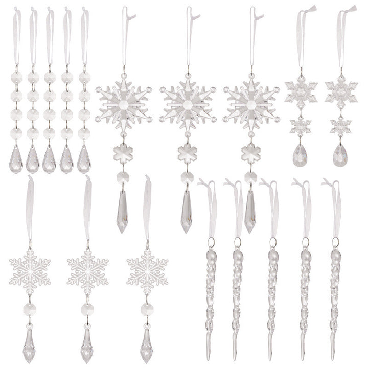 Glittering Snowflake Decoration Bowlift
