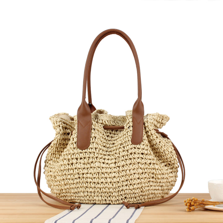 Creative Handbag Made of Woven Material Bowlift