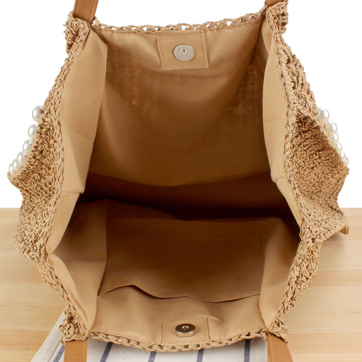 Expressive straw bag Bowlift