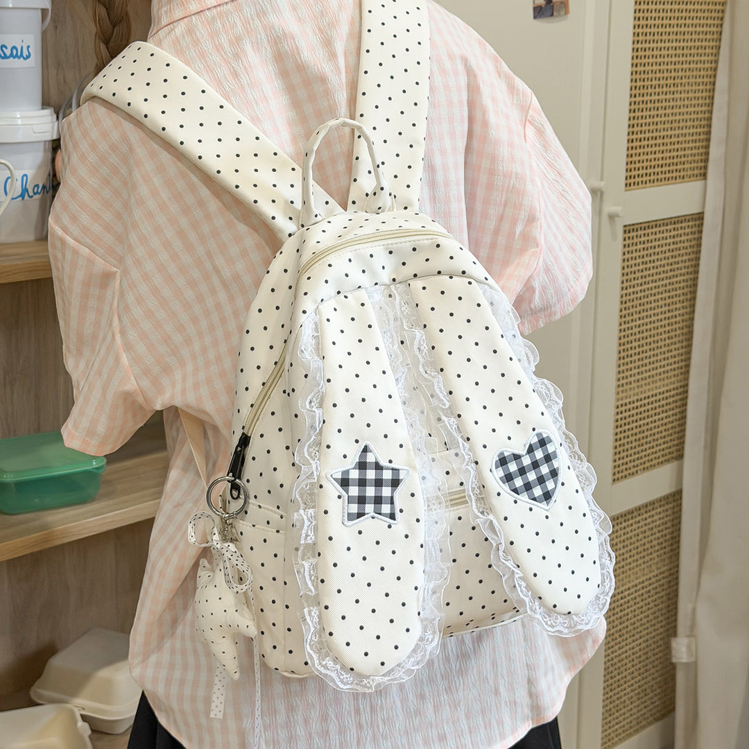 Charming Bunny Ear Backpack Bowlift