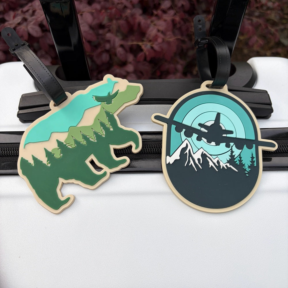 Bear-Shaped Travel Luggage Tag Bowlift