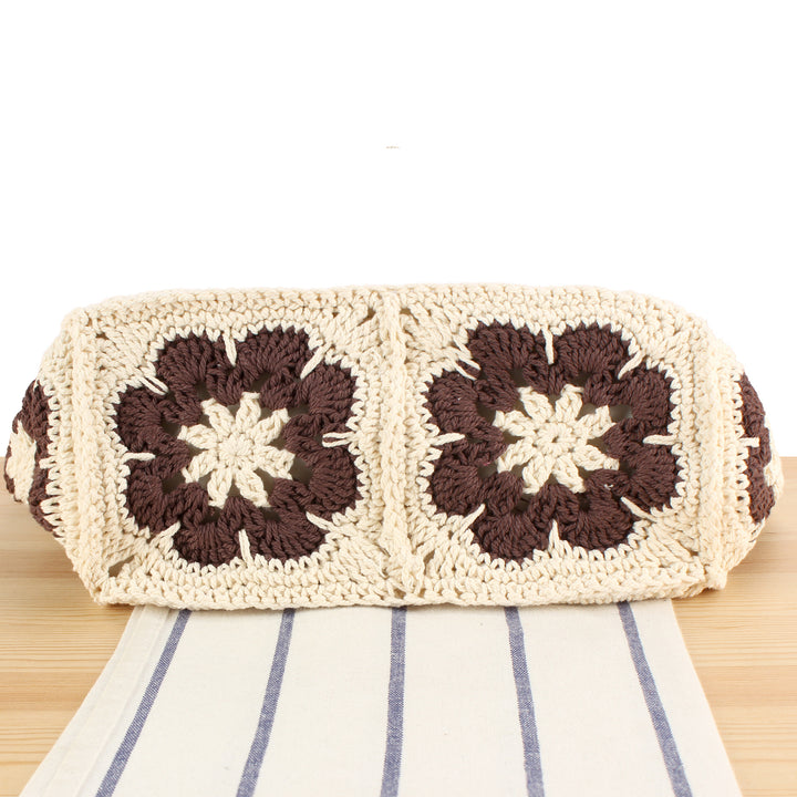 Handbag with Unique Floral Pattern Bowlift