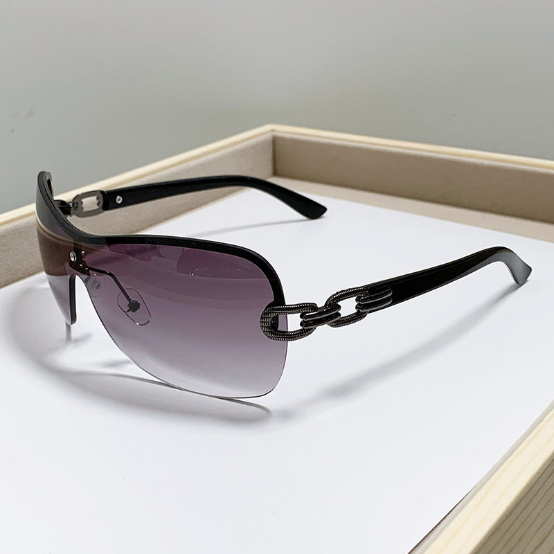Unisex Chic Shield Sunglasses Bowlift