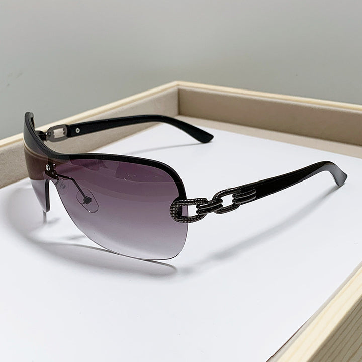 Unisex Chic Shield Sunglasses Bowlift