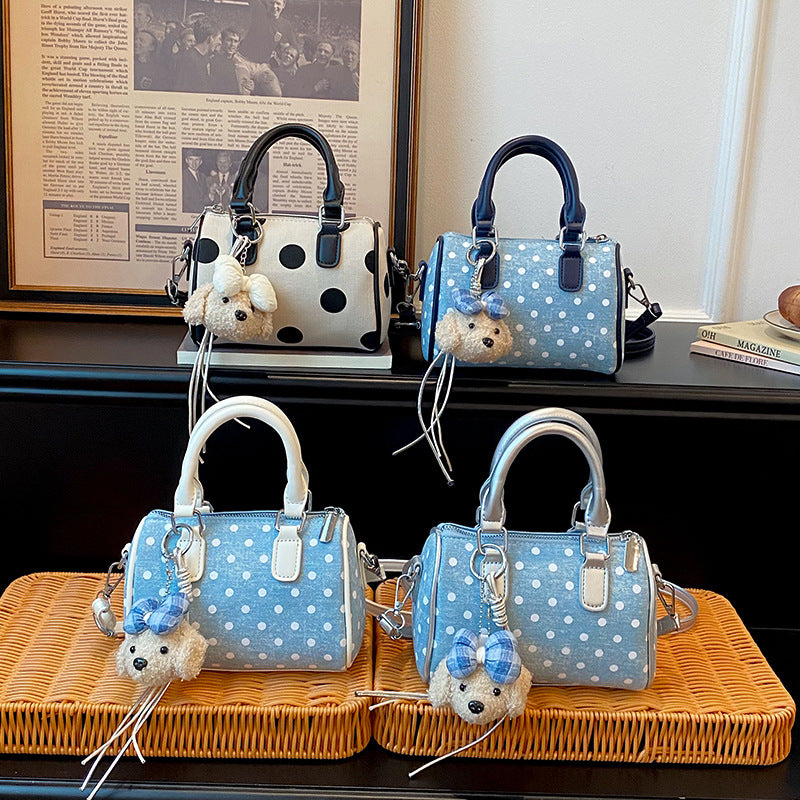 Playful Polka Dot Mini Handbag Bowlift