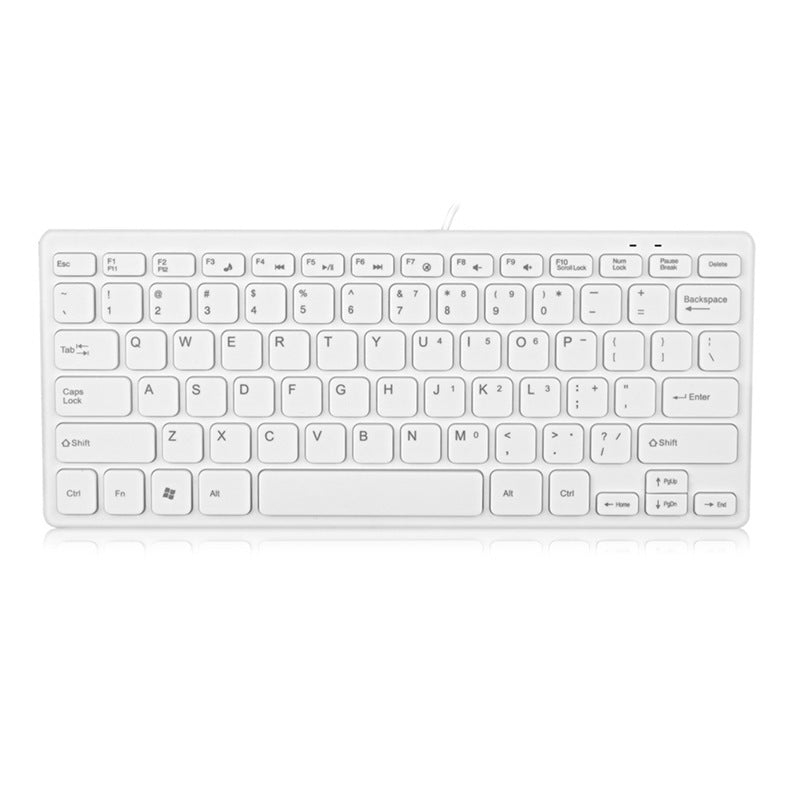 Compact USB Wired Keyboard Bowlift