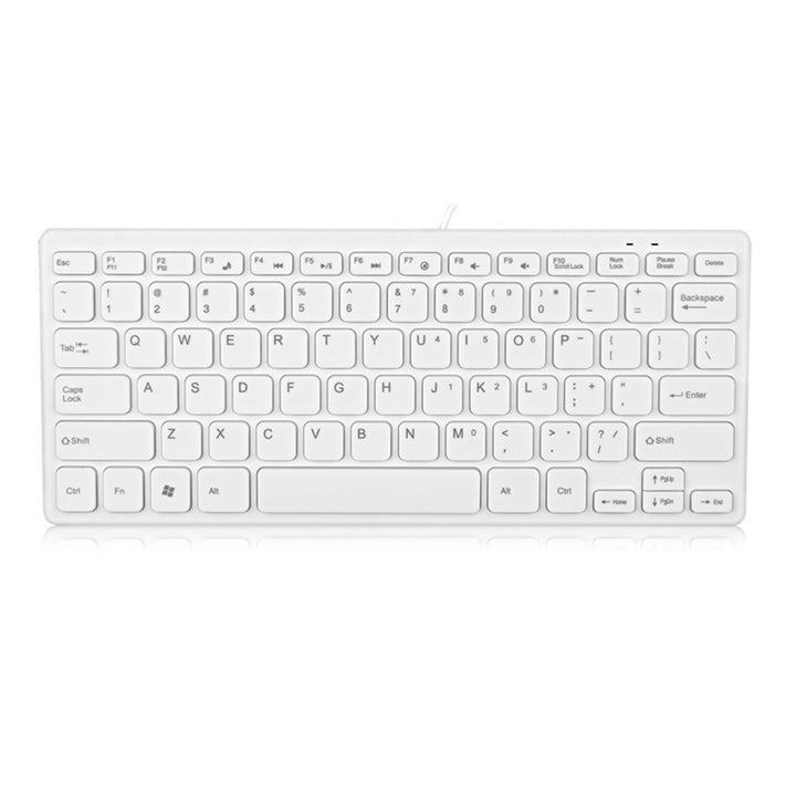 Compact USB Wired Keyboard Bowlift