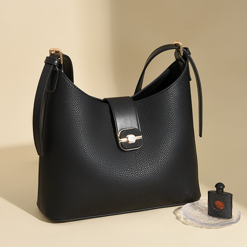 Stylish Textured Handbag Bowlift