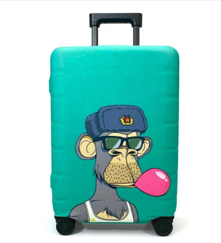 Unisex nan elastic suitcase cover with 3D dog design for trolley, stretchy and scratch-resistant Bowlift