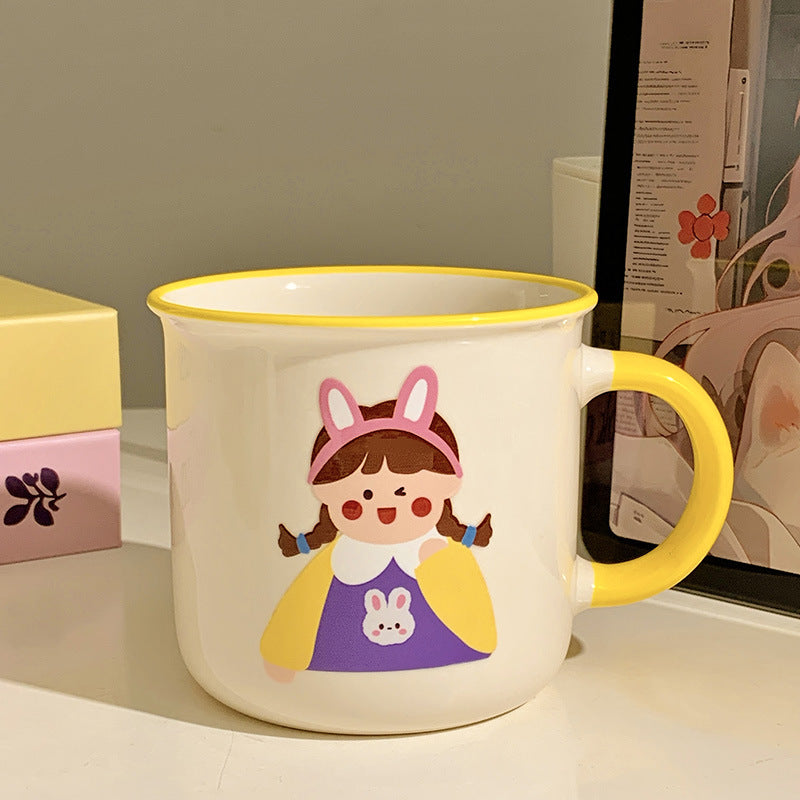 Ceramic mug with cute children's design Bowlift
