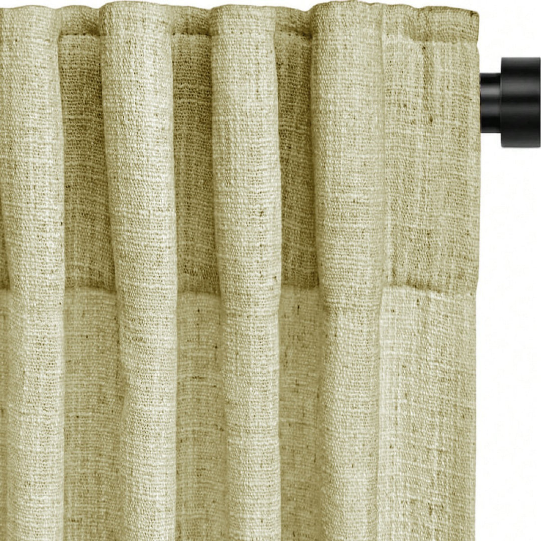 Sheer Linen Window Curtains Bowlift