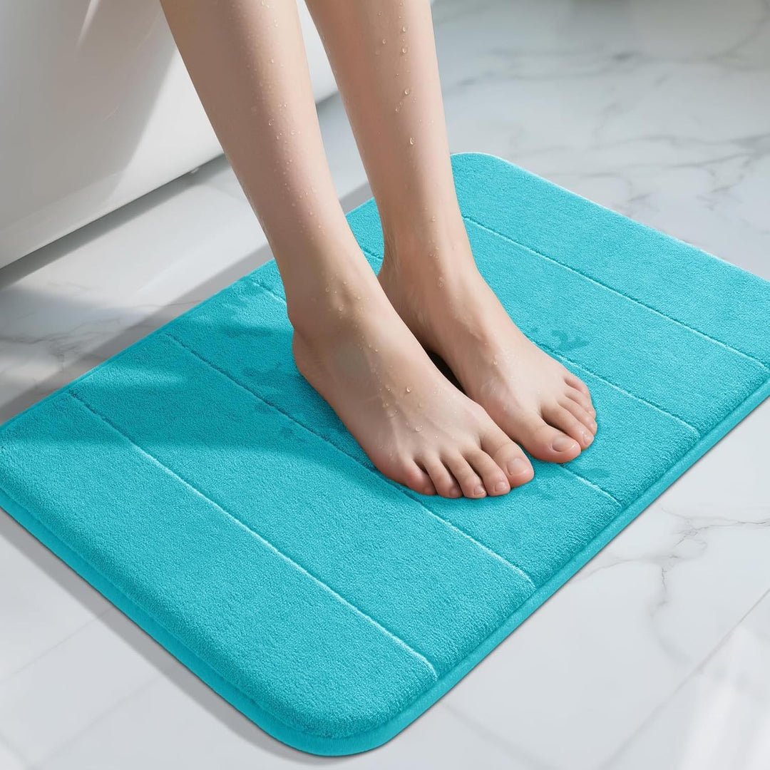 Quick-Dry Microfiber Bathroom Mat Bowlift