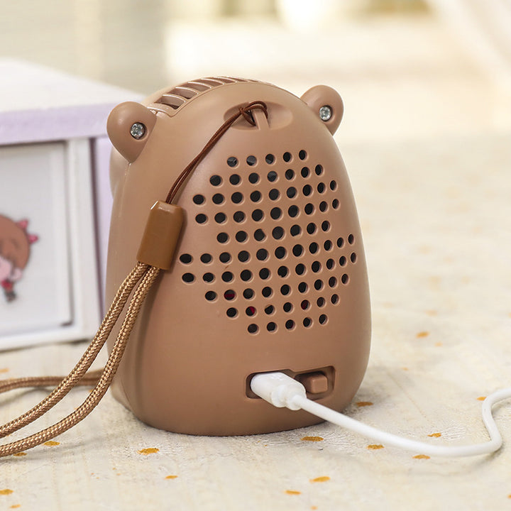 Ladies handheld fan in cute animal design Bowlift