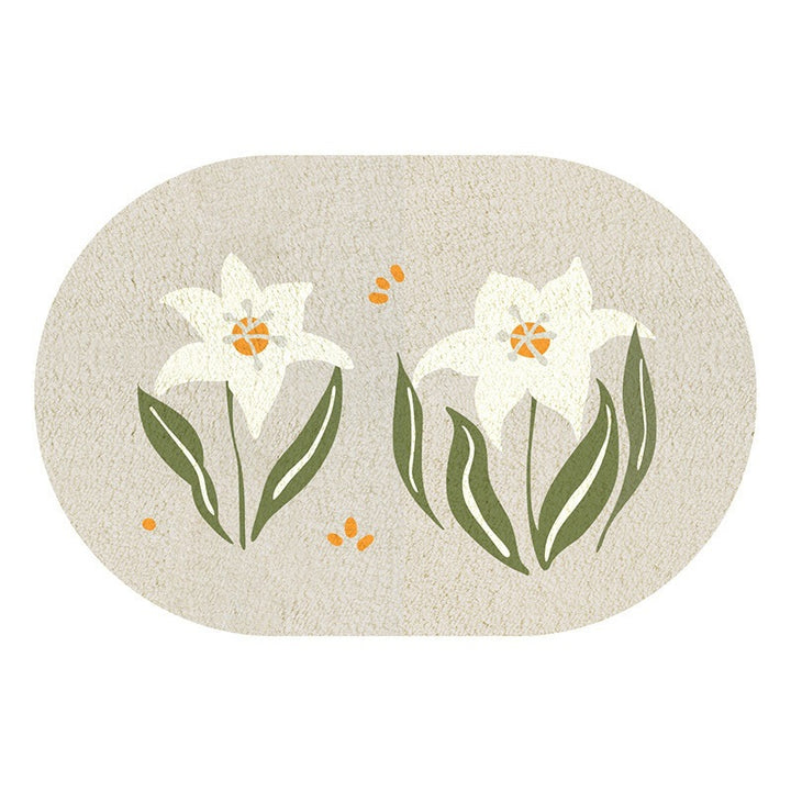 Floral Decorative Area Mat