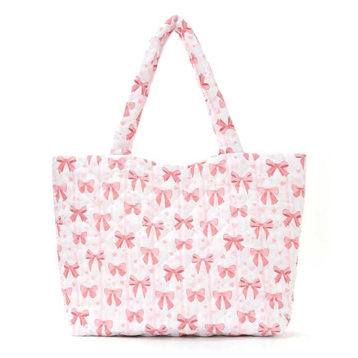 Trendy shopping bag with cute bear and strawberry design Bowlift